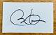 Barack Obama Signed Autographed 3x5 Cut Full Jsa Letter Certified