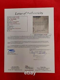 Baseball Hof Mickey Mantle Signed Certificate Authentic Jsa Hologram Autograph