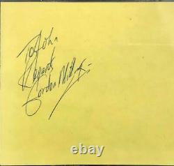 Beach Boys singer Carl Wilson cut autograph signed auto card BAS Beckett