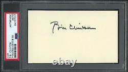 Bill Clinton President Signed Autographed Cut Index Card PSA/DNA AUTHENTIC AUTO