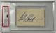 Bill Russell Autographed Full Name Cut Signature Psa Mint 10