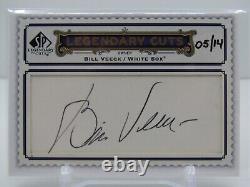 Bill Veeck 2009 Sp Legendary Cuts Cut Autograph Auto! #05/14! Chicago White Sox