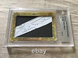 Billy Martin 2018 Leaf Masterpiece Cut Signature 1/1 autographed signed card JSA