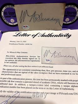 Billy Sunday Autographed Signed 2.5x4.5 Inch Cut PSA LOA #AG81716