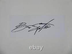 Bruce Springsteen Signed Autographed 3.5x8.5 Cut JSA LOA COA
