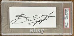 Bruce Springsteen Signed Cut Signature Psa Dna Coa Certified Autographed