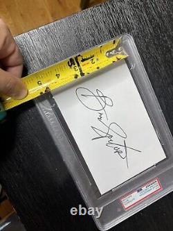 Bruce Springsteen Signed Cut Signature Psa Dna Coa Certified Autographed