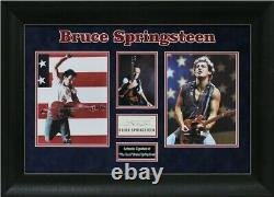 Bruce Springsteen signed cut display framed THE BOSS AUTOGRAPHED
