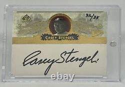 CASEY STENGEL 2006 Upper Deck Legendary Cuts LC-CS Cut Autograph 32/35