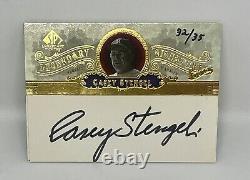 CASEY STENGEL 2006 Upper Deck Legendary Cuts LC-CS Cut Autograph 32/35