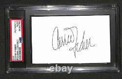 Carrie Fisher Princess Leia Star Wars Autographed Signed Cut Signature PSA/DNA