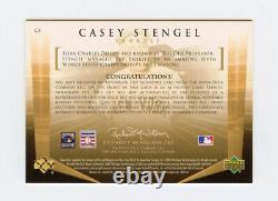 Casey Stengel 2004 SP Legendary Cuts 29/38 Auto Autograph Cut Signatures Signed