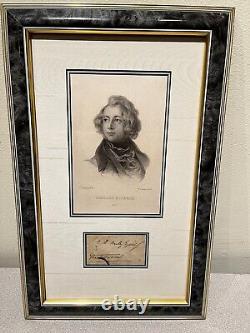 Charles Dickens Autograph Signed Cut Christmas Carol Oliver Twist PSA/DNA Auto
