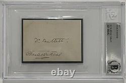 Charles Dickens Signed Cut Autograph Nice Signature Beckett Authentic COA