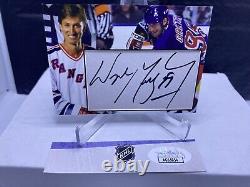 Custom Wayne Gretzky New York Rangers Cut Auto Card JSA Authentic