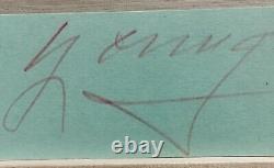 Cy Young Signed Cut