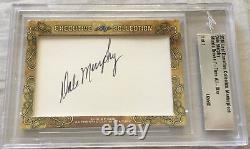 Dale Murphy 2018 Leaf Masterpiece Cut Signature 1/1 autographed signed card JSA