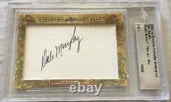 Dale Murphy 2018 Leaf Masterpiece Cut Signature 1/1 autographed signed card JSA