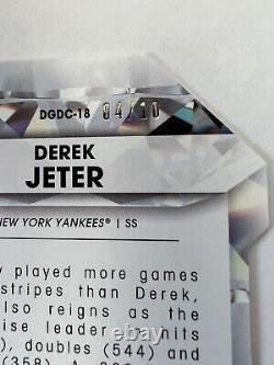 Derek Jeter AUTOGRAPH #'d 4/10 Diamond Greats Die-Cut Insert #DGDC-18