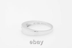 Designer $3500 Signed HONORA. 50ct Oval Cut Diamond Platinum Wedding Band Ring