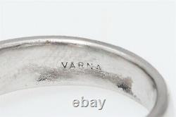 Designer Signed VARNA $10,000 3ct Asscher Cut Colombian Emerald Platinum Ring