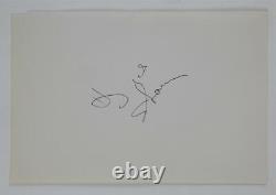 Dick Shawn Signed Autographed 5.25x8 Cut Paper Photo Actor The Producers