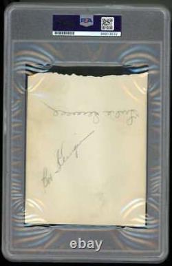 Dizzy Dean +5 Signed Cut Auto Autograph PSA/DNA Authentic ES2149