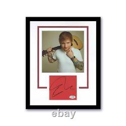 Ed Sheeran Signed Cut Custom Framed 11x14 Autographed AutographCOA
