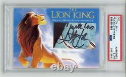 Elton John Signed Autographed The Lion King Cut Display PSA DNA Encased