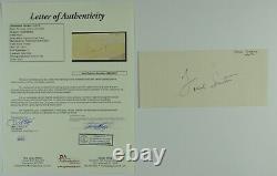 Frank Sinatra Autograph Signed JSA Cut Card