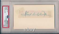 Fred Clarke HOF Pirates 3x5/Index Card/Cut Signed/Autographed PSA/DNA 153140