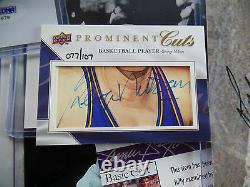 George Mikan /107 auto 2009 UPPER DECK PROMINENT CUTS signed PSA/DNA AUTOGRAPH