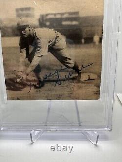 George Sisler Signed Photo Autograph Beckett BAS Authentic St. Louis Browns HOF