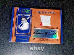 HARMON KILLEBREW AUTO 2004 PRIME CUTS JERSEY with PATCH AUTOGRAPH 3/3 TWINS HOF