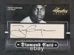 Hof'er Tony Gwynn 2012 Signature Series Autograph Diamond Cuts Card #03/10