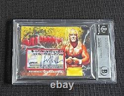 Hulk Hogan Signed Autographed Cut Signature Card Wrestling Beckett Bas Authentic