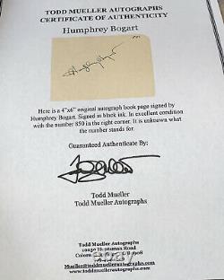 Humphrey Bogart Signed Autograph Cut Signature PSA DNA Quick Opinion Approved