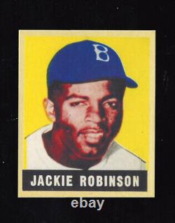 JACKIE ROBINSON Signed 1947 Dodgers 2017 Historic Auto 1/2 BAS! + 1948 Leaf RP