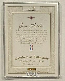 JAMES HARDEN 2012-13 Panini Flawless Signatures Gold Auto /10 MINT HOT