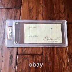 JAMES MADISON PSA/DNA Slab Cut Autograph Ships Papers Signed As President