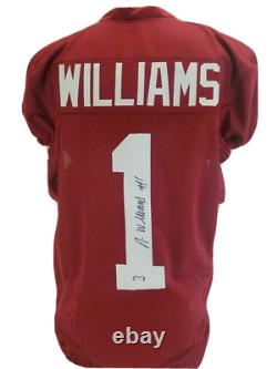 JAMESON WILLIAMS Autographed Game Cut Jersey Signed Alabama Crimson Tide PSA COA