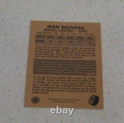 Jean Beliveau 1992-93 Parkhurst PARKIE AUTOGRAPH hockey cards CANADIENS SIGNED $