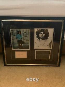 Jim Morrison Signed Cut Autograph The Doors Certified. COA Included RARE