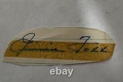 Jimmie Foxx Authentic Autographed Signed Cut Bold