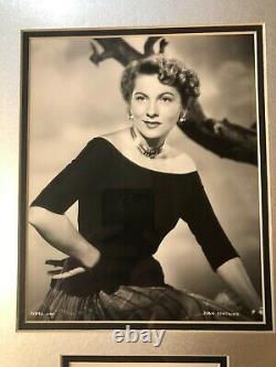 Joan Fontaine Signed / Autographed Movie Star Hollywood Mounted Cut Signature