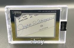 Joe DiMaggio 1/1 Auto 2018 Topps Dynasty Cut Signature CS-JD Autograph Yankees