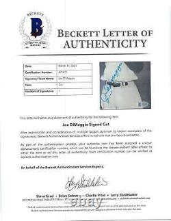 Joe DiMaggio Autographed Signed 4x4.25 Cut New York Yankees Beckett A21475