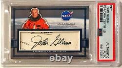 John Glenn Astronaut NASA Signed Auto Custom Cut #'d 1/1 Trading Card PSA/DNA