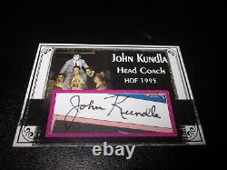 John Kundla Signed Autographed Custom Cut Basketball Card-deceased Hof-rare