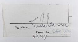 John Lennon Beatles Signed Autographed Cut Signature BAS A36437